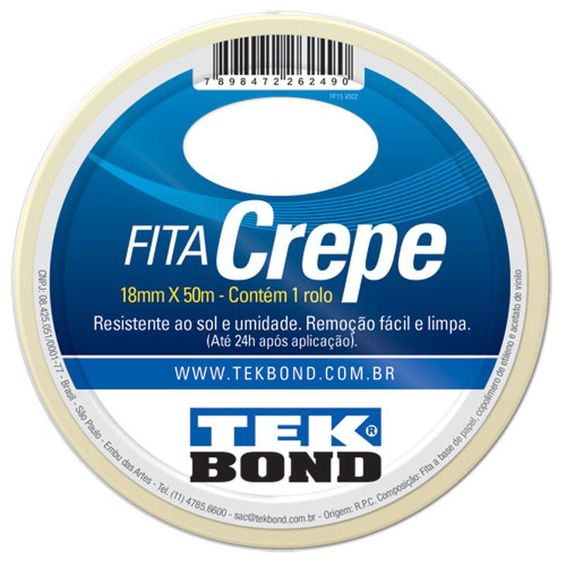 FITA CREPE 18X50 TEKBOND - AR