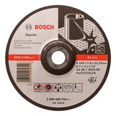 DISCO DESBASTE INOX 7 X6.4X7/8 EXPERT BOSCH
