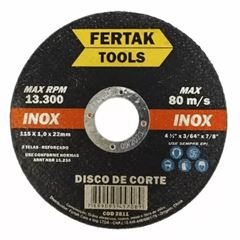 DISCO CORTE FERRO/INOX 4.1/2X1.2 2811 FERTAK